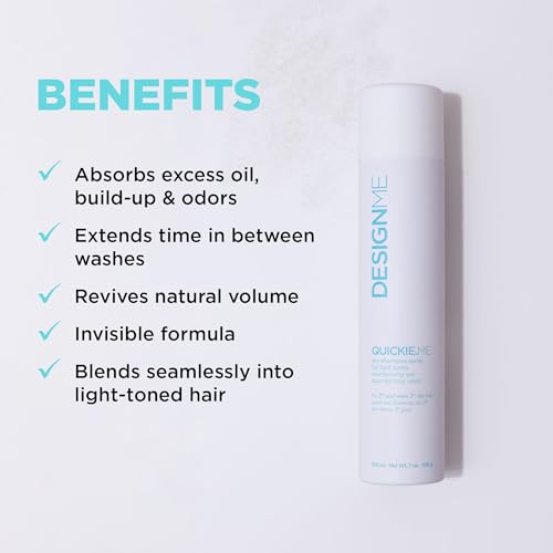 Design.Me QUICKIE.ME Dry Shampoo for Light Tones 7 fl oz – Oil Control