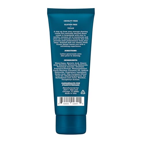 Men's Shaving Cream 2 Pack - Soothing, Hydrating, Dermatologist Tested, 3.4oz