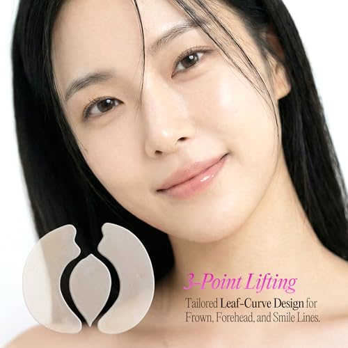 Smile Line Hydrogel Mask - Collagen & Snail Mucin Face Patches for Wrinkles - 90 Sheets Bulk