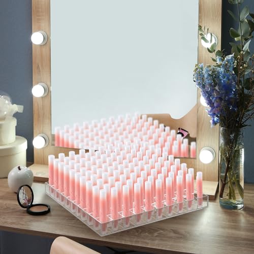 Mumufy 100 Slot Clear Acrylic Lipstick & Makeup Organizer Display