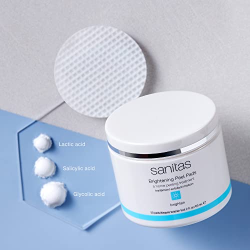 Brightening Exfoliating Peel Pads with AHA/BHA - 50 Count