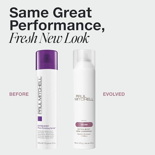 Paul Mitchell Extra-Body Firm Hairspray - Max Volume, Humidity Resistant, 9.5 oz