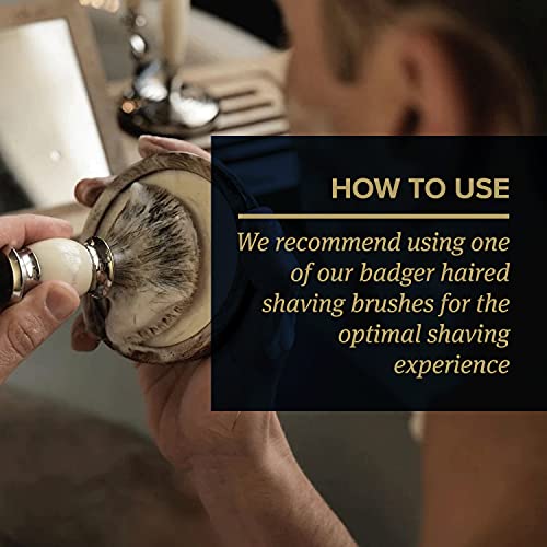 Luxury Shaving Cream with Natural Oils - Softens & Moisturizes Skin