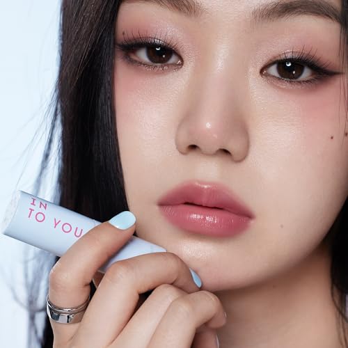 INTO YOU Multi-use Blush Stick Clean Fit and Clean Makeup, 3 in 1 Blendable Color and Cooling Water-like Feeling Blush Stick for Cheeks, Eyes and Lips, Pure Crimson Maple(MS03)