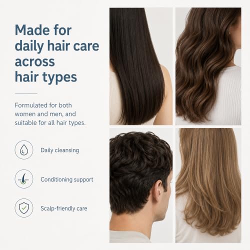 Anti Hair Loss Shampoo & Conditioner Set 20.28 Fl Oz DHT Blocker for Thinning Hair - Normal Hair