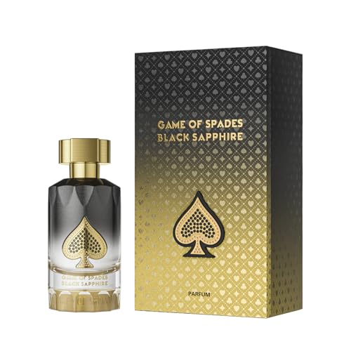 Unisex Parfum Spray - Jo Milano Game of Spades Black Sapphire 3 Fl Oz