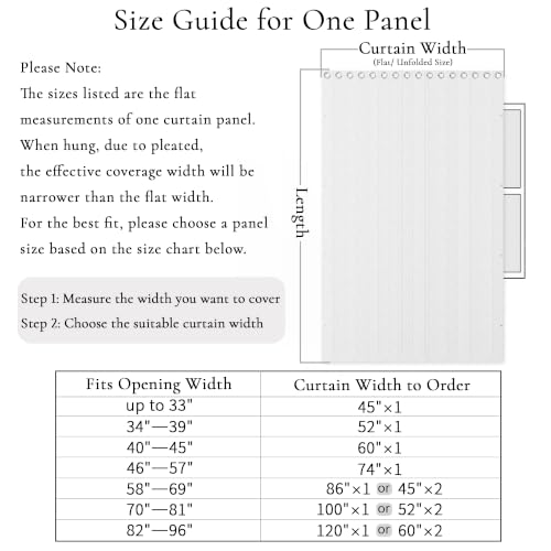 Grayish White Fabric Vertical Shades Blackout Door Window Cover 1 Panel W100xL84