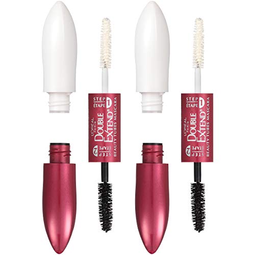 Lengthening Tubing Mascara - Black, 0.33 Fl Oz, Pack of 2 - Smudgeproof & Waterproof