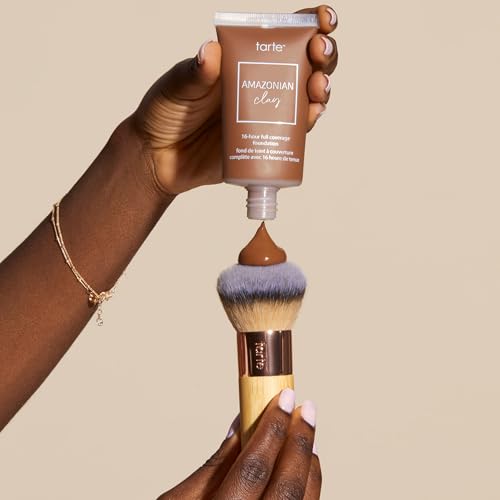 Airbrush Finish Foundation Brush - Blending Brush for Cream, Liquid & Powder Makeup