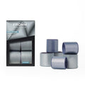 Self-Grip Ceramic Hair Rollers Set - 2 Inch & 2.5 Inch, 12 Pieces, Grey
