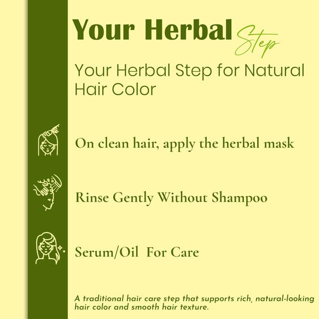 Pure Henna Hair Color Powder 1kg - Natural Plant-Based Hair Dye & Conditioner