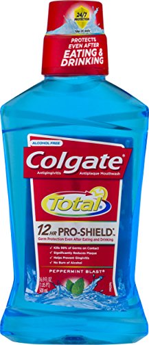 Colgate Peppermint Mouthwash 500ml Pack of 3 - Fresh Breath Oral Care