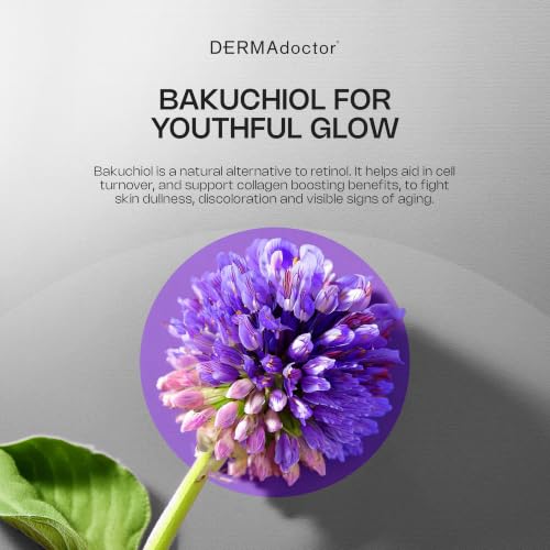 DERMAdoctor Bakuchiol Serum for Face - Calm Cool + Corrected - Anti-Aging, 1.01 oz