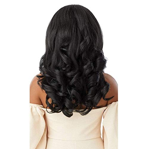 Outre Quick Weave Half Wig Cap NEESHA H301 Jet Black - Self Styled in 60 Seconds