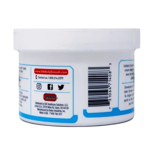 Udderly Smooth Foot Cream with Shea Butter 8 oz (Pack of 3)