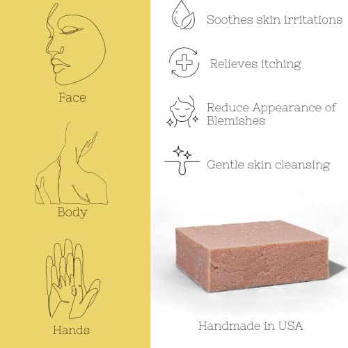 The Yellow Bird - 3 Soap Bar Variety Bundle. Natural & Organic Ingedients. Pure Essential Oils. Gentle Face and Body Wash