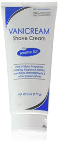 Vanicream Shave Cream for Sensitive Skin - 6 Oz Pack of 3 - Gentle & Hydrating