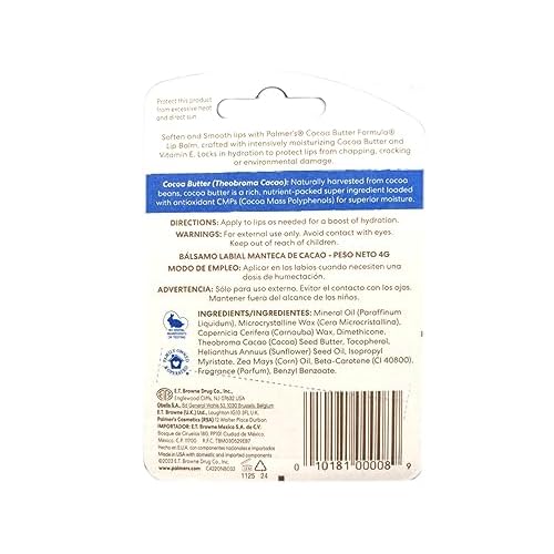 Palmer's Cocoa Butter Formula Lip Balm 0.15 oz (Pack of 10)