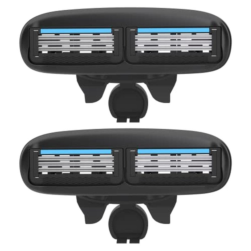 Metablade Replacement Blade Heads for Back Hair and Body Shaver, Blade Refill for Metablade Men's Back Shaver, 2 Count