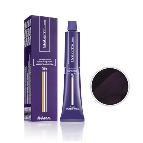 Salermvison Hair Coloring Cream #6.99 Dark Violet Violet Intense Blonde, 2.3 Ounce / 75 ML