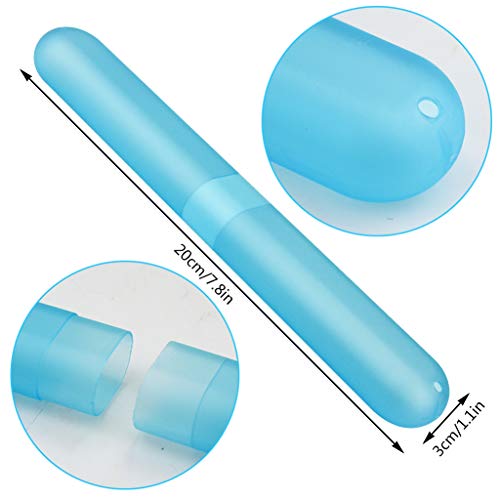 48PCS Travel Toothbrush Holder Case - Eco-Friendly Safe Storage for Travel Bathroom