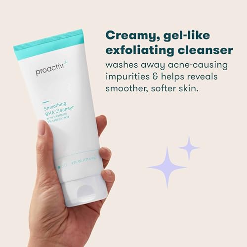 Acne Face Wash with Salicylic Acid - Gentle Exfoliating Gel Cleanser 6 Fl Oz