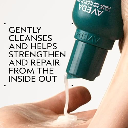 AVEDA Botanical Repair Strengthening Shampoo 6.7 Fl Oz - Damaged Hair Repair, Bond-Building, Naturally Derived, Silicone-Free