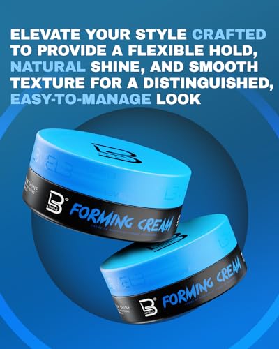 L3 Level 3 Forming Cream - Natural Look, Flexible Hold, 5 oz 2-Pack