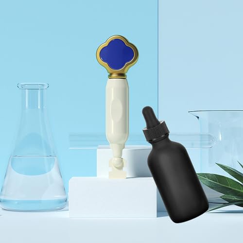 48 Pack 2oz Frosted Black Glass Dropper Bottles for Essential Oils & Perfumes - Variation: Frosted Black / 2oz