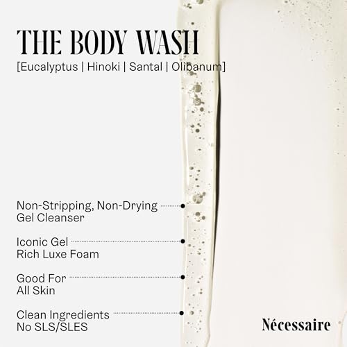 N?cessaire The Body Wash Discovery Collection. Skincare Gift Set For Women + Men. Radiance Cleanse. 4x Travel Size Skin Care Set With Vitamins + Niacinamide. 3.4 fl oz.
