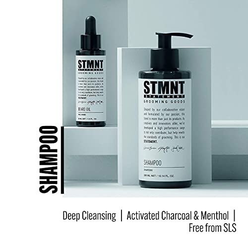 Shampoo with Activated Charcoal & Menthol - 25.3 oz Sulfate-Free Hair Care