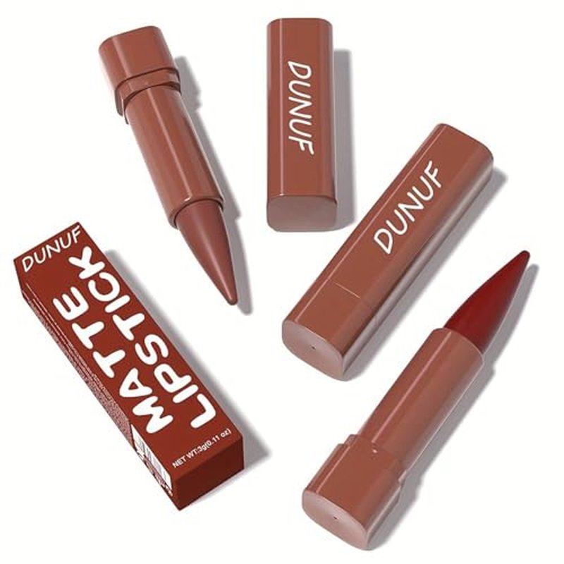 Matte Lip Liner Set Gradient Velvet Lip Crayon with Retractable and Long-Lasting Lipsticks for Women and Gift (9 Pcs #01-#09)
