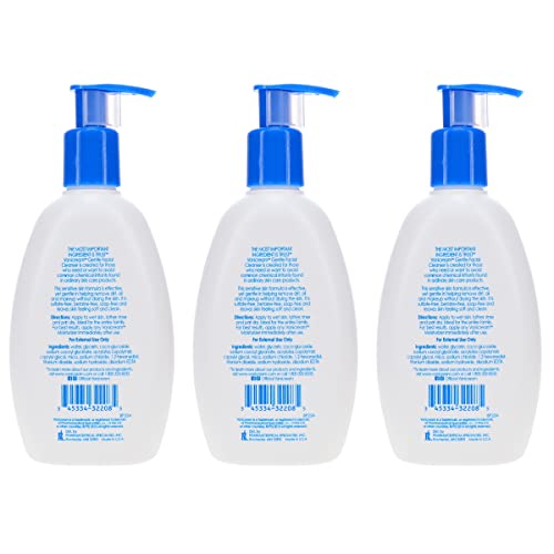 Vanicream Gentle Facial Cleanser Unscented 8 Fl Oz Pack of 3 - Sensitive Skin