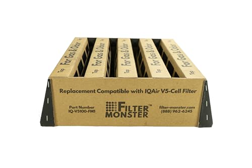 Replacement Air Filter for IQAir V5-Cell Gas & Odor Filter - Compatible with HealthPro Series - Variation of Compatible V5 Cell