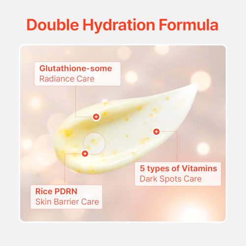 MAKE P:REM Glutathione PDRN Glow Cream, Antioxidant Moisturizer with PDRN Capsules for Radiant and Nourished Skin, All Skin Types, Korean Skin Care, 1.69 fl oz, 50ml