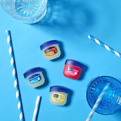 Vaseline Lip Therapy Original Lip Balm Set - .25 oz Pack of 9, Moisturizing & Portable