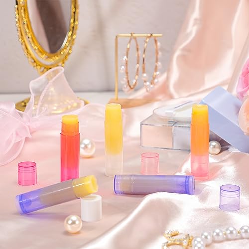Multicolor 200 Pcs Empty Lip Balm Tubes for DIY Lipstick Making
