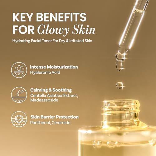 ONGREDIENTS Skin Barrier Calming Softener | Daily Soothing Toner for Dry, Sensitive Skin | Panthenol, Hyaluronic Acid, Ceramide, Hydrating, pH Balancing | Vegan, Korean Skin Care 250ml / 8.45 fl Oz