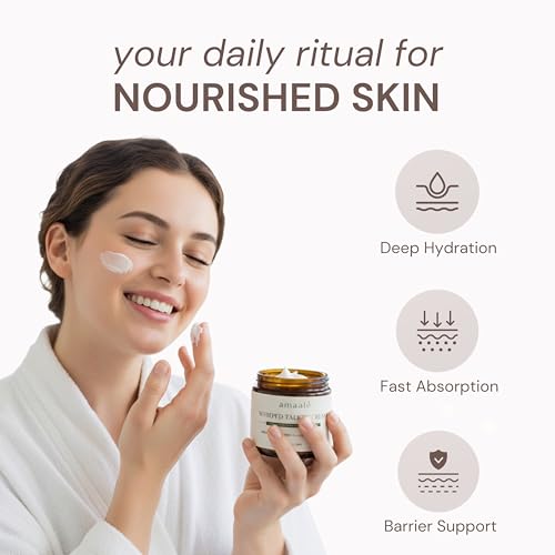 100% Grass-Fed Halal Whipped Tallow Cream (Unscented) - Beef for Skin