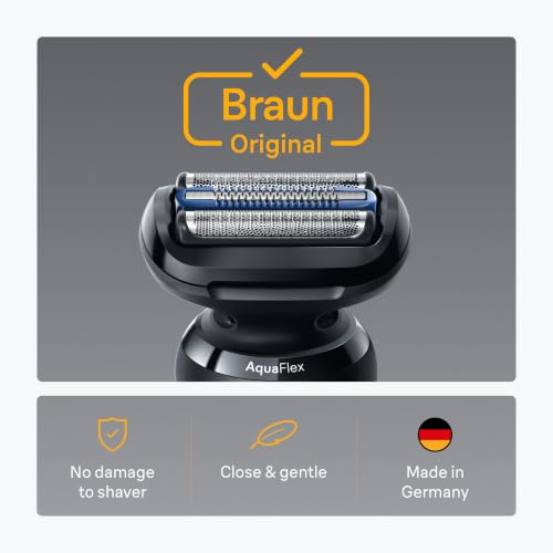 Braun Series 5 Electric Shaver Replacement Head Black - Compatible with Series 54B