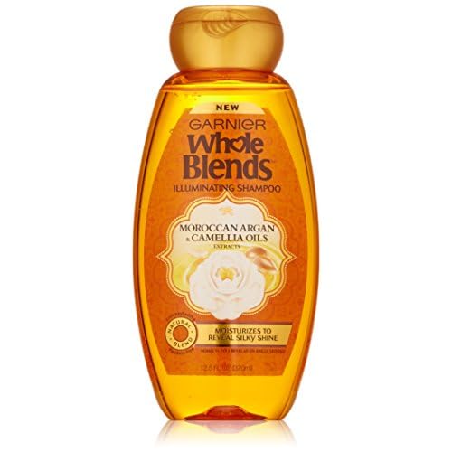 Garnier Whole Blends Shampoo with Moroccan Argan & Camellia Oils Extracts, 12.5 fl. oz.