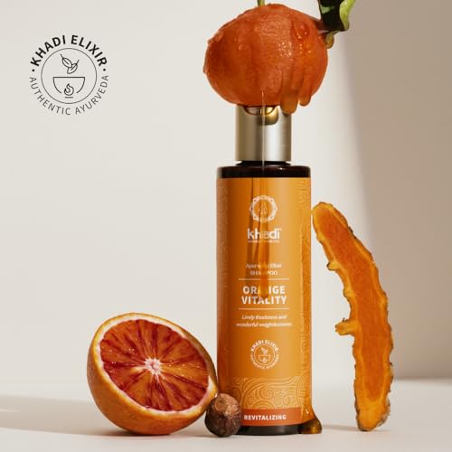 Ayurvedic Orange Vitality Shampoo for Hair Volume & Scalp Balance - Natural & Silicone-Free - 1.69 fl oz