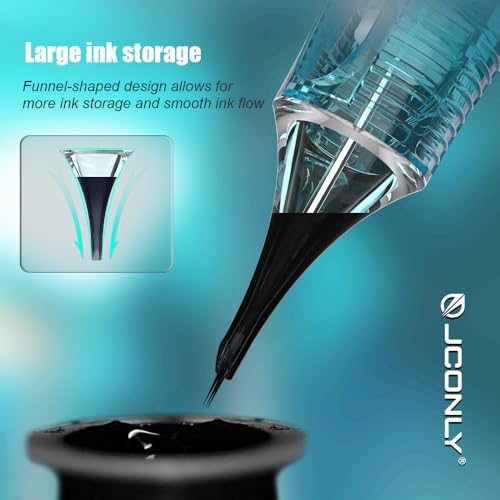Jconly Vetar 1019CML Curved Magnum Tattoo Cartridge Needles 20Pcs #10 Bugpin 0.30mm