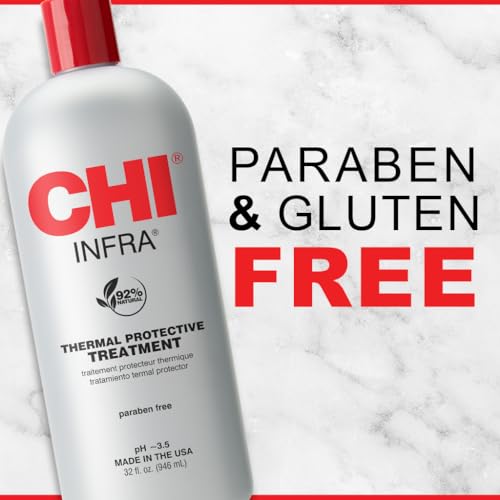 CHI Infra Thermal Protective Hair Serum 32 Oz - Heat Protectant & Shine