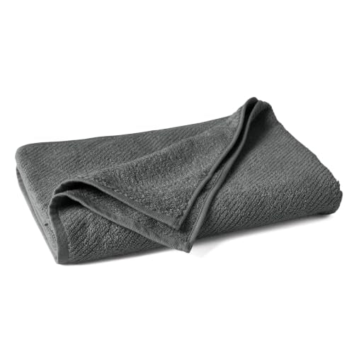 Coyuchi Organic Cotton Bath Sheet - Shadow 35" x 65" Natural & Plush