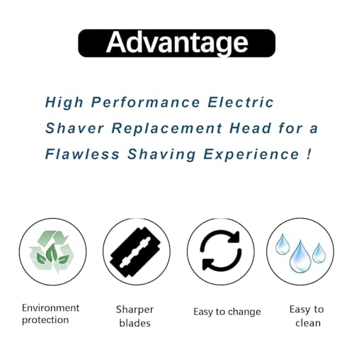 Series 8 Shaver Replacement Head Compatible with Braun Series 8 Replacement Blade, 83M for Braun S8 Replacement Head, Series 8 Wet&Dry Electric Razor Models 8340s 8350s 8370cc 2pack