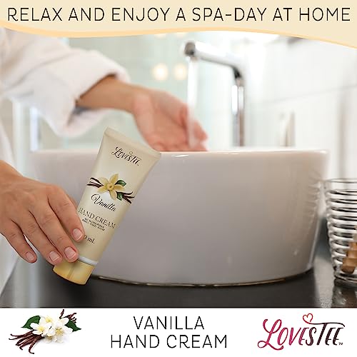 Luxury Spa Gift Basket for Women - Vanilla Bath & Body Set with Candle & Eye Mask