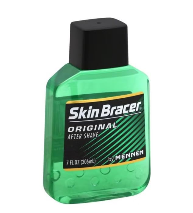 Skin Bracer Original After Shave Lotion - Cooling, Masculine Scent, 7oz x 5 Bottles