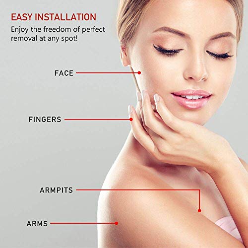 tuokiy Gold Replacement Heads for Flawless Gen 2 Hair Remover - 8 Pack