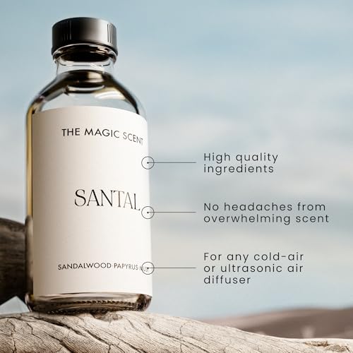 Santal Diffuser Oil - 8.5 Fl Oz | THE MAGIC SCENT, Premium Home Fragrance